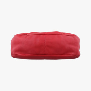 Pre-owned Ferragamo Vara Ribbon Red calfskin shoulderbag | stylenewstar