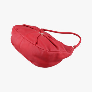 Pre-owned Ferragamo Vara Ribbon Red calfskin shoulderbag | stylenewstar