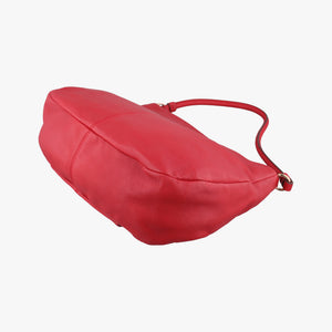 Pre-owned Ferragamo Vara Ribbon Red calfskin shoulderbag | stylenewstar