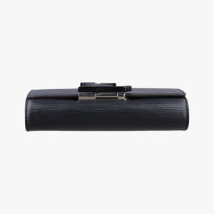 Pre-owned Louis Vuitton Pochette Louise PM Noir Epi M41275 clutchbag | stylenewstar
