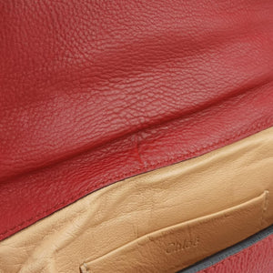 Pre-owned Chloe Elsie Red Leather shoulderbag | stylenewstar