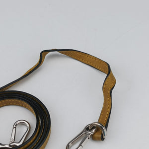 Pre-owned Loewe Puzzle mini Beige × Khaki × Yellow Leather shoulderbag | stylenewstar