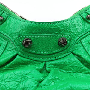 Vintage Balenciaga Le Cagole Green lambskin shoulderbag | stylenewstar