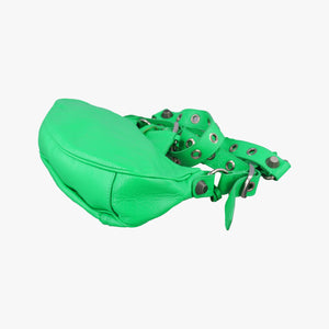 Vintage Balenciaga Le Cagole Green lambskin shoulderbag | stylenewstar