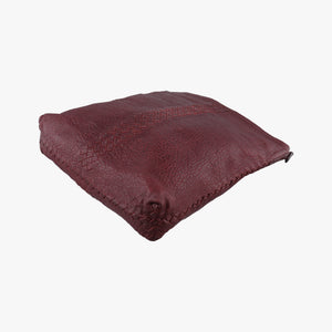 Pre-owned Bottega Veneta Intrecciato Burgundy Leather shoulderbag | stylenewstar
