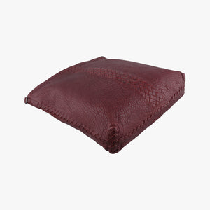 Pre-owned Bottega Veneta Intrecciato Burgundy Leather shoulderbag | stylenewstar