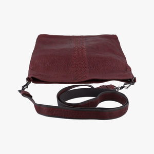 Pre-owned Bottega Veneta Intrecciato Burgundy Leather shoulderbag | stylenewstar