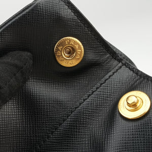 Pre-owned Prada Galleria Black SAFFIANO Leather BN1802 shoulderbag | stylenewstar