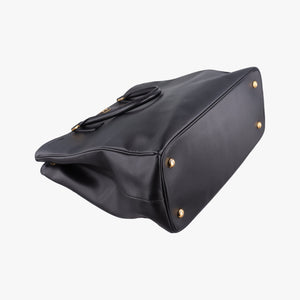 Pre-owned Prada Galleria Black SAFFIANO Leather BN1802 shoulderbag | stylenewstar