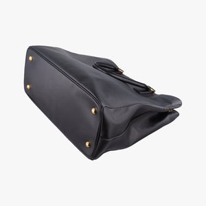 Pre-owned Prada Galleria Black SAFFIANO Leather BN1802 shoulderbag | stylenewstar