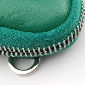 Pre-owned Prada triangle mini Green Leather 1NR015 shoulderbag | stylenewstar