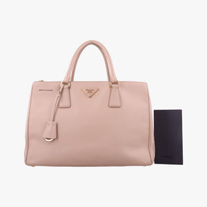 Pre-owned Prada Galleria Pink SAFFIANO Leather BN2274 handbag | stylenewstar