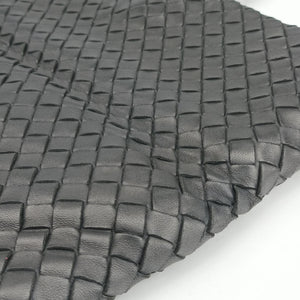 Vintage Bottega Veneta Intrecciato Black lambskin shoulderbag | stylenewstar