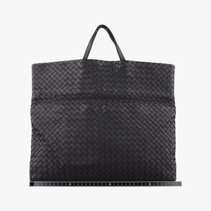 Vintage Bottega Veneta Intrecciato Black lambskin shoulderbag | stylenewstar