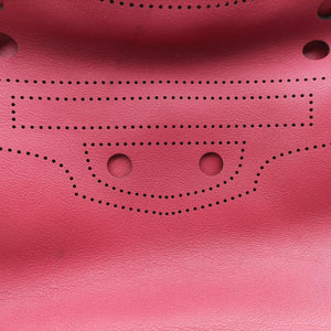 Secondhand Balenciaga Blackout City Red Leather shoulderbag | stylenewstar
