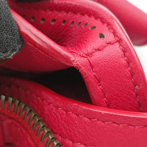 Secondhand Balenciaga Blackout City Red Leather shoulderbag | stylenewstar