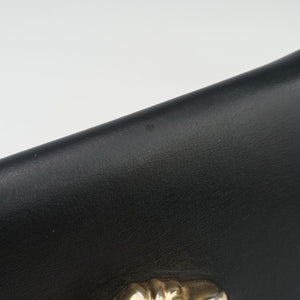 Secondhand VERSACE La Medusa Black Leather shoulderbag | stylenewstar