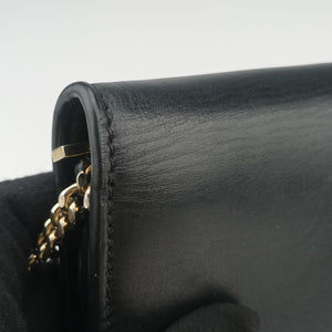 Secondhand VERSACE La Medusa Black Leather shoulderbag | stylenewstar