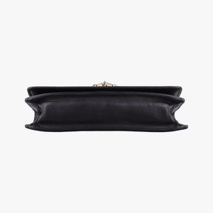 Secondhand VERSACE La Medusa Black Leather shoulderbag | stylenewstar