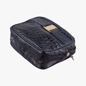 Pre-owned Ferragamo Vara Black Leather shoulderbag | stylenewstar