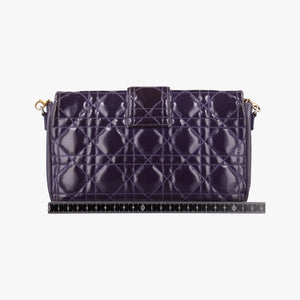Vintage Christian Dior Miss Dior Cannage New Rock Purple Patent shoulderbag | stylenewstar