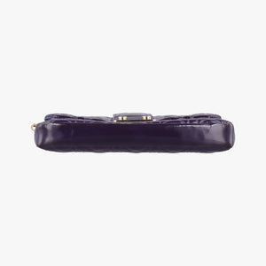 Vintage Christian Dior Miss Dior Cannage New Rock Purple Patent shoulderbag | stylenewstar