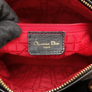 Pre-owned Christian Dior Lady Dior Black lambskin handbag | stylenewstar