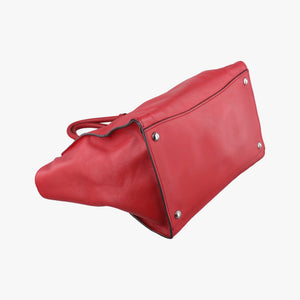 Pre-owned Prada Twin Pocket Winged Tote Red Leather BN2619 shoulderbag | stylenewstar