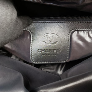 Pre-owned Chanel Cococoon Quilting Blue Nylon×Leather A47107 suitcase | stylenewstar
