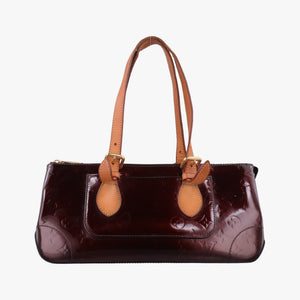 Pre-owned Louis Vuitton Rosewood Avenue Amaranth Vernis M93510 shoulderbag | stylenewstar