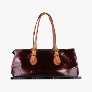 Pre-owned Louis Vuitton Rosewood Avenue Amaranth Vernis M93510 shoulderbag | stylenewstar