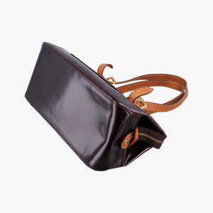 Pre-owned Louis Vuitton Rosewood Avenue Amaranth Vernis M93510 shoulderbag | stylenewstar