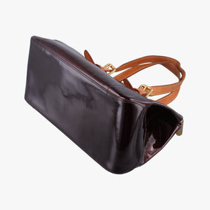 Pre-owned Louis Vuitton Rosewood Avenue Amaranth Vernis M93510 shoulderbag | stylenewstar