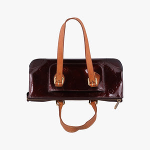 Pre-owned Louis Vuitton Rosewood Avenue Amaranth Vernis M93510 shoulderbag | stylenewstar