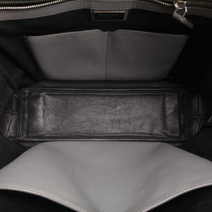 Pre-owned Prada Briefcase Grey SAFFIANO Leather VS305M handbag | stylenewstar