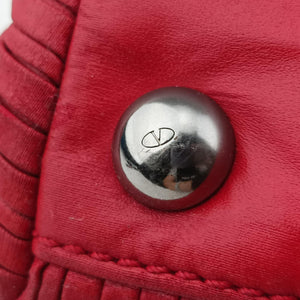 Secondhand Valentino Petale Rose Dome Red Leather shoulderbag | stylenewstar