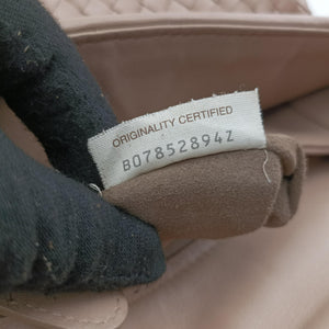 Pre-owned Bottega Veneta Intrecciato Olimpia Beige lambskin shoulderbag | stylenewstar