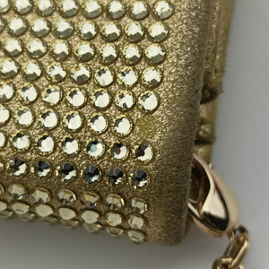 Pre-owned VERSACE medusa Golden Leather shoulderbag | stylenewstar