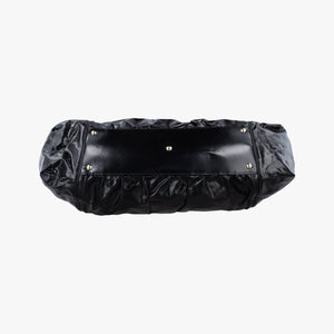 Pre-owned Gucci Bamboo Pop Black Patent 189872 handbag | stylenewstar