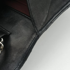 Vintage Chanel Matelasse coco mark Black lambskin A33814 shoulderbag | stylenewstar