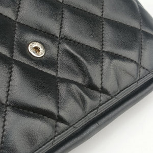 Vintage Chanel Matelasse coco mark Black lambskin A33814 shoulderbag | stylenewstar
