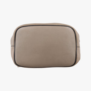 Pre-owned Chloe FAYE mini Grey Suede × leather backpack/rucksack | stylenewstar