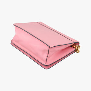 Vintage Prada milano logo Pink Saffiano Leather 1BP012 shoulderbag | stylenewstar
