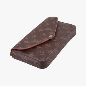 Pre-owned Louis Vuitton Pochette Felicie Brown Monogram Canvas M61276 shoulderbag | stylenewstar