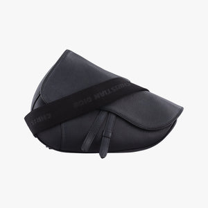 Pre-owned Christian Dior Saddle Black Leather bum bag/waist bag | stylenewstar