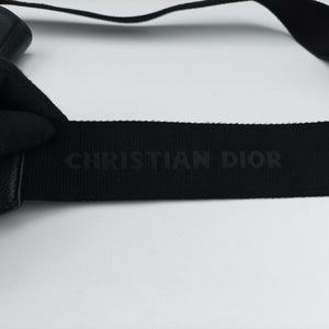 Pre-owned Christian Dior Saddle Black Leather bum bag/waist bag | stylenewstar