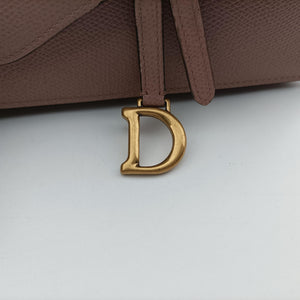 Pre-owned Christian Dior Saddle Pink Leather shoulderbag | stylenewstar