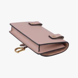 Pre-owned Christian Dior Saddle Pink Leather shoulderbag | stylenewstar
