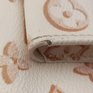 Vintage Louis Vuitton Maxi Pochette Accessoires Ivory x Brown PVC-coated canvas M20920 shoulderbag | stylenewstar