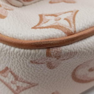 Vintage Louis Vuitton Maxi Pochette Accessoires Ivory x Brown PVC-coated canvas M20920 shoulderbag | stylenewstar